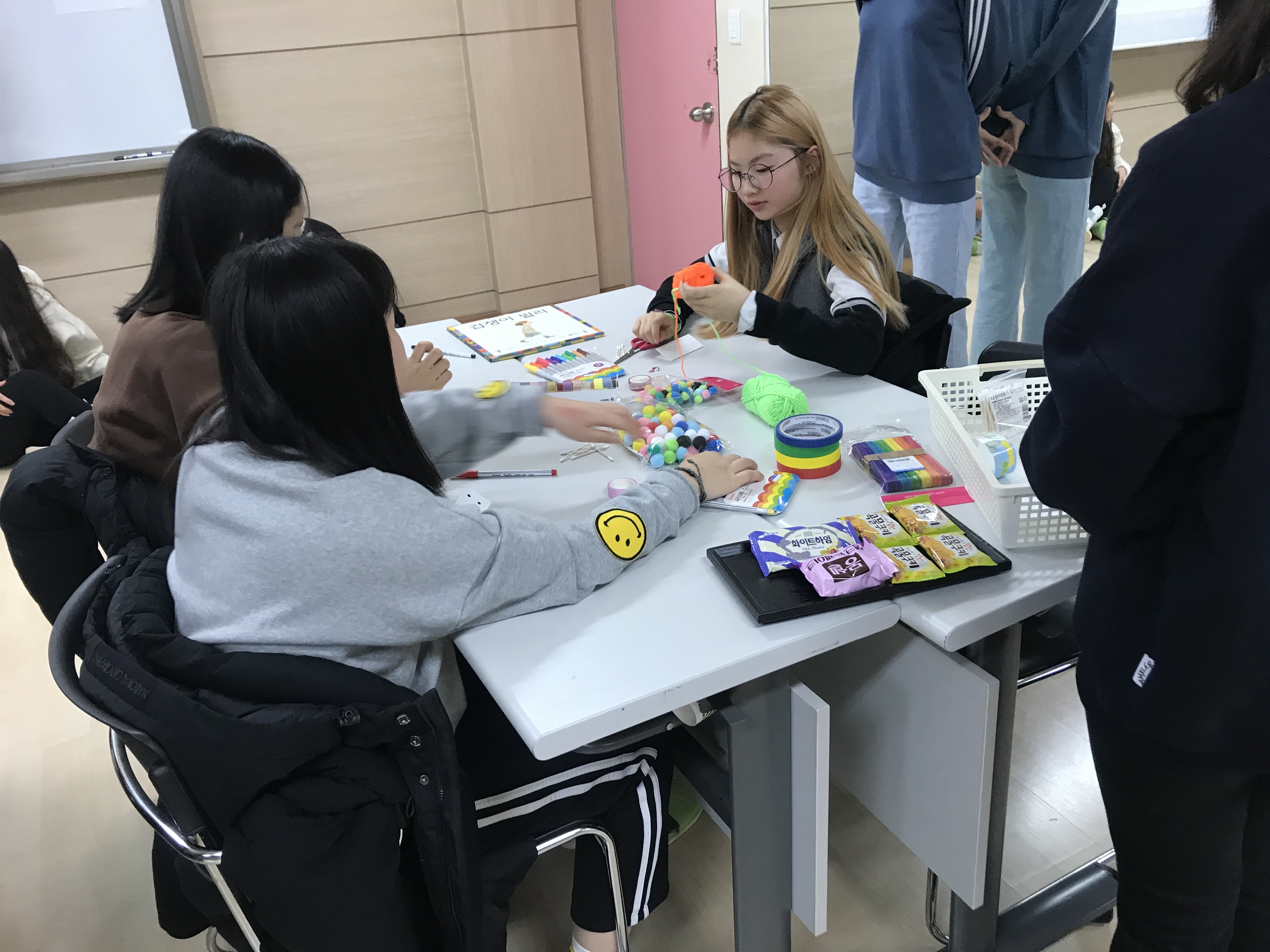 영동중학교 학생들의 진로체험